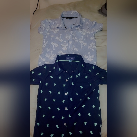 Two Andy & Evan Toddler Button downs - Picture 2 of 4
